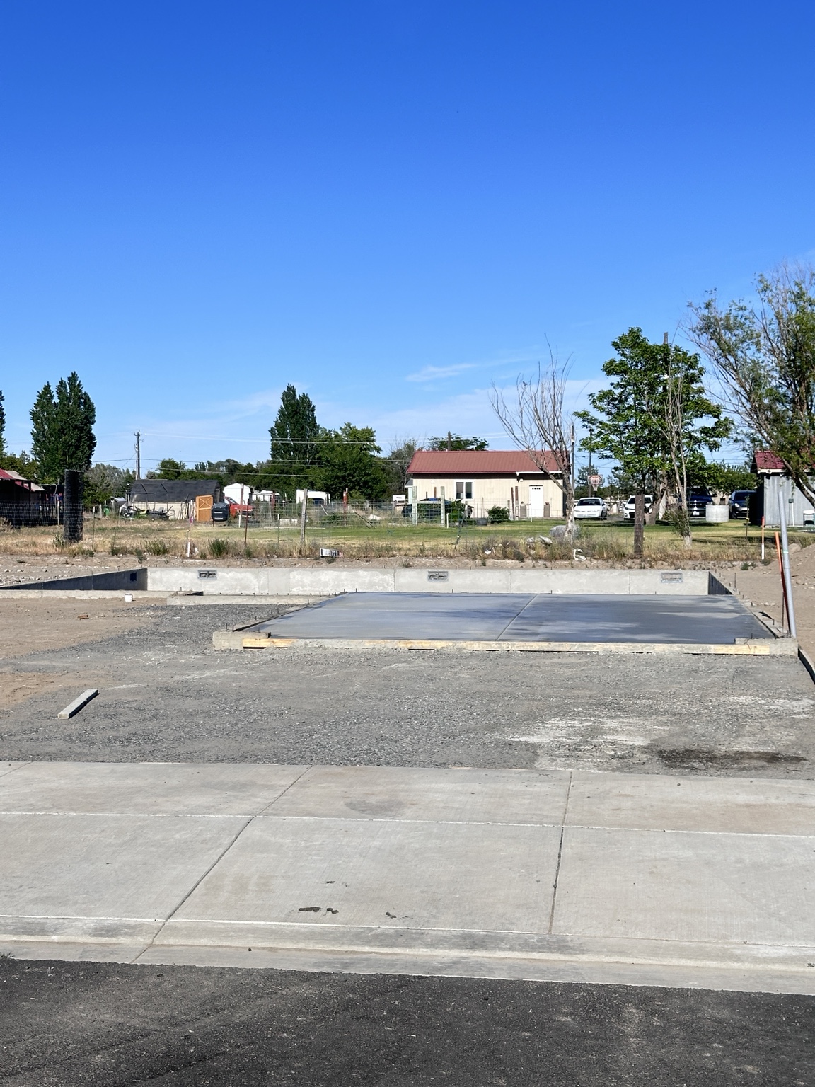 Garage slab and perimeter foundation